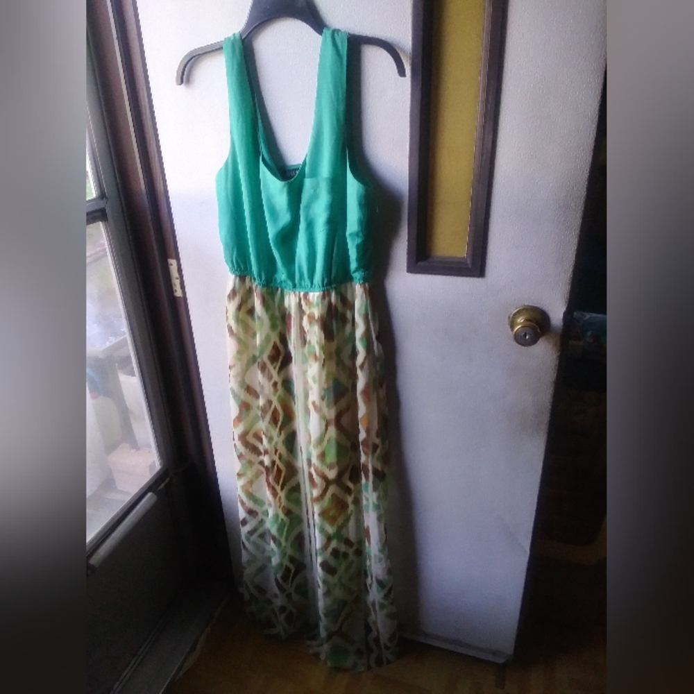 summer tribal maxi dress